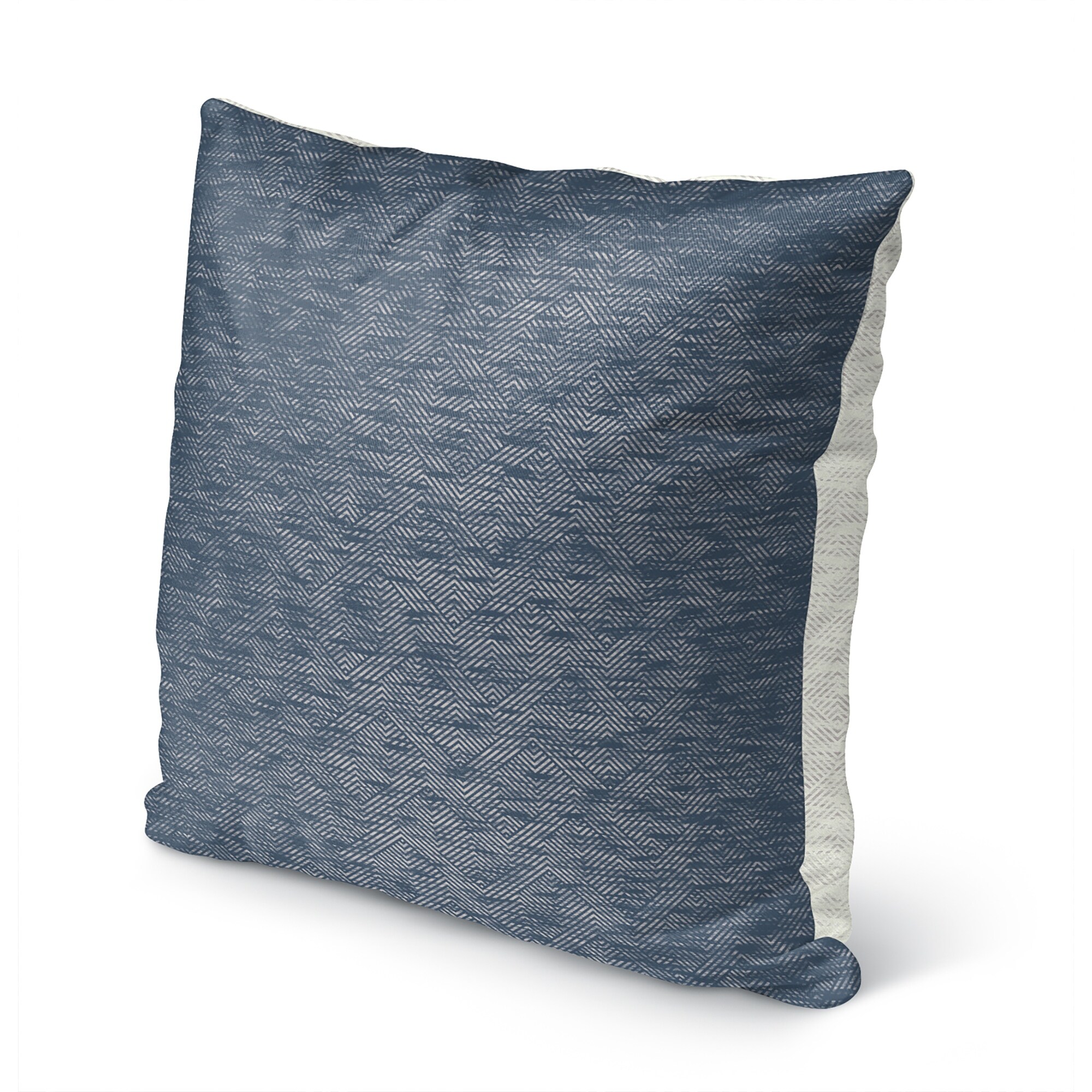 TWO TONE ZELDA BLUE AND IVORY Indoor Outdoor Pillow By Kavka Designs Bed Bath Beyond 32749730